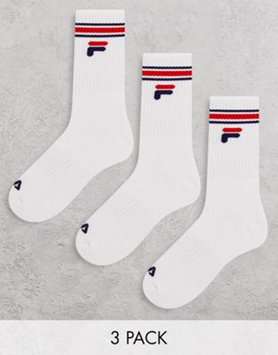 Fila socks in white