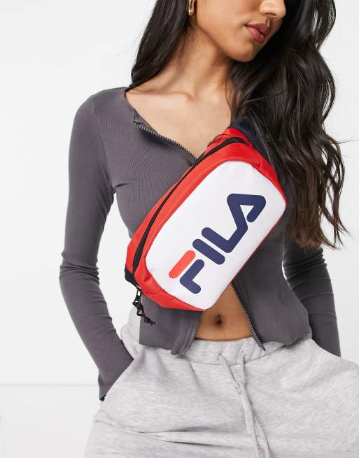 Fila belt cheap bag white