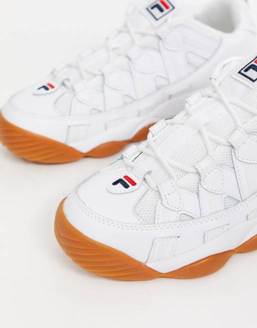 Fila white online spaghetti low trainers