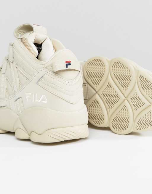 Fila Spaghetti Trainers In Fila Cream Fila Spaghetti Trainers In Fila Cream