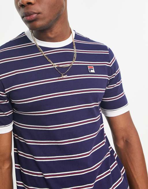 Striped fila outlet shirt