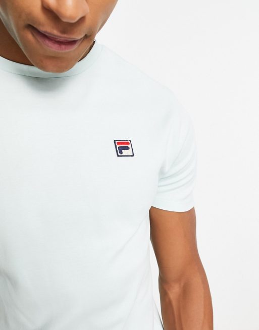 Fila Sunny t-shirt with small box logo in light blue | ASOS