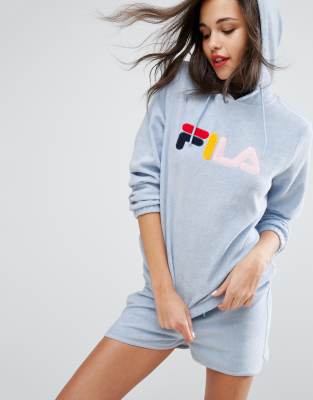 pull fila femme bleu