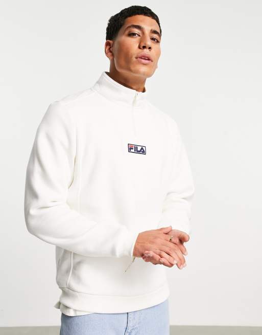 Fila - Sweater met korte rits in ASOS