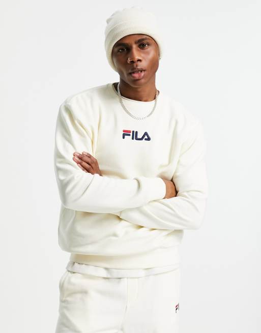 White fila clearance sweatshirt