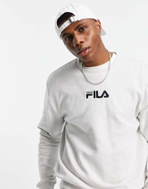 Gray fila clearance sweatshirt