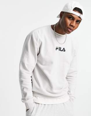 White deals fila crewneck