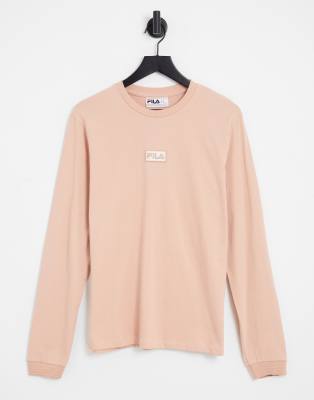 Fila sweatshirt with logo in pink - ASOS Price Checker
