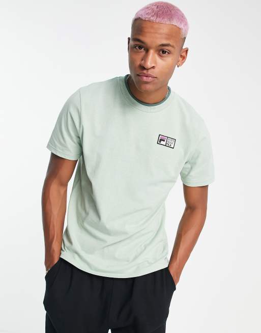Fila - T-shirt avec imprimé au dos - Vert