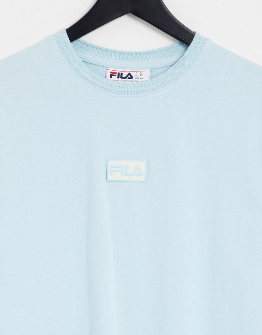 T-shirt blu con logo - Fila T-shirt donna  - immagine1