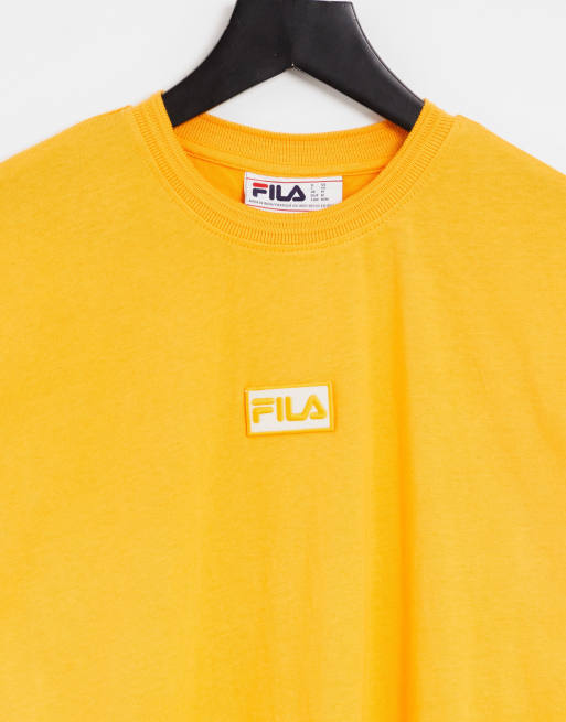fila orange shirt