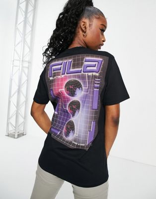 T-shirts et débardeurs Fila - T-shirt oversize à logo imprimé au dos - Noir