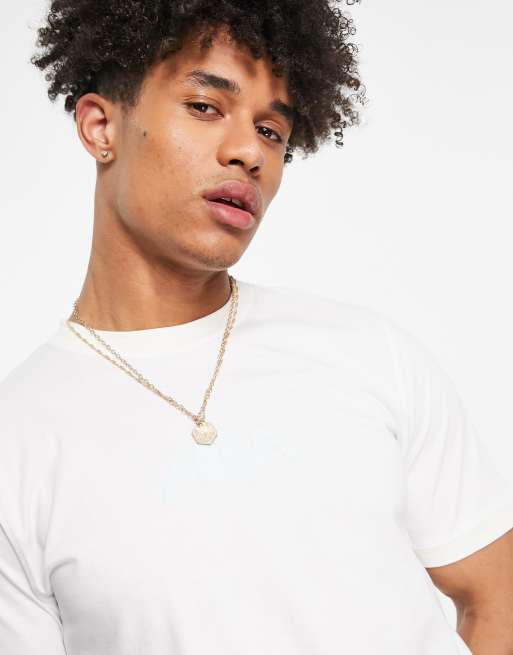 White and cheap gold fila shirt