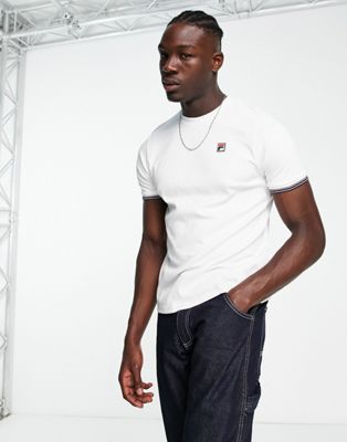 Fila t-shirt with branding in white