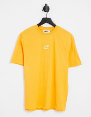 Fila t-shirt with logo in orange