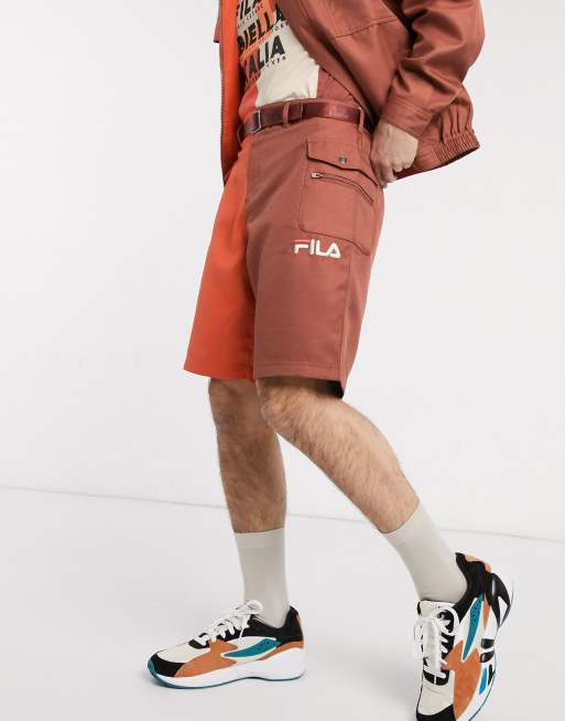 Two tone fila shoes hot sale