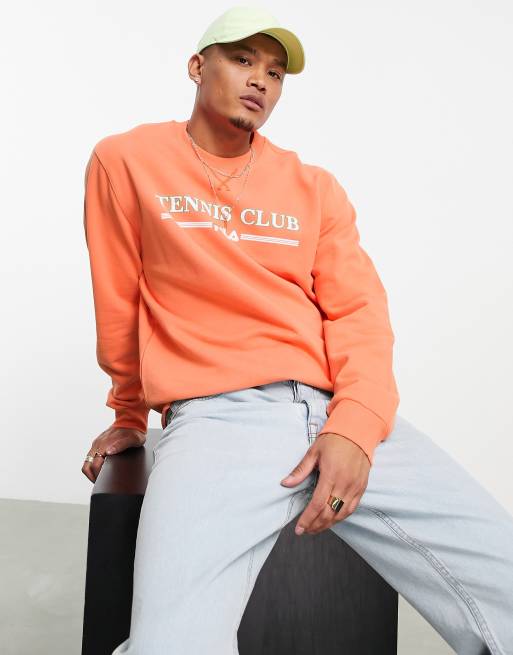 Orange fila discount jumper