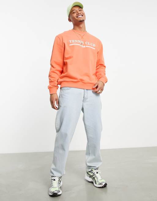 Fila cheap orange sweatshirt