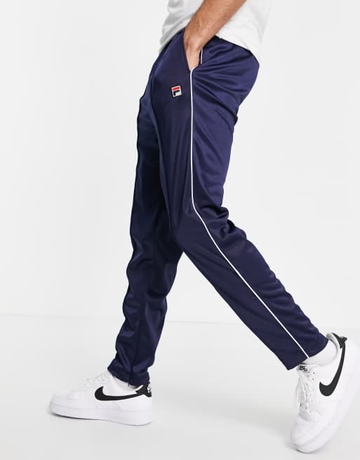 paradijs houding Uitgaan Fila Terry box logo trackpants in navy | ASOS