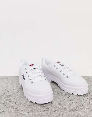 fila white chunky trainers