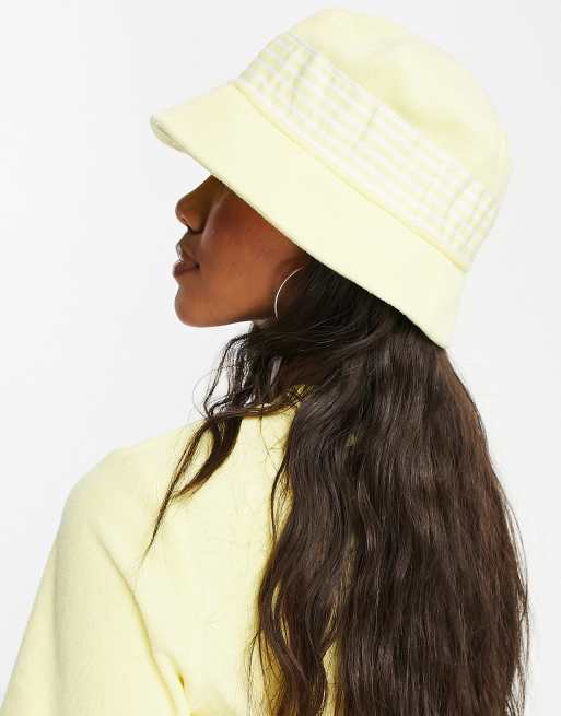 Yellow fila bucket clearance hat