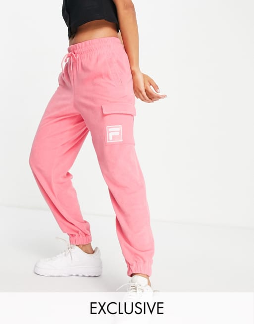 Fila pink shop joggers