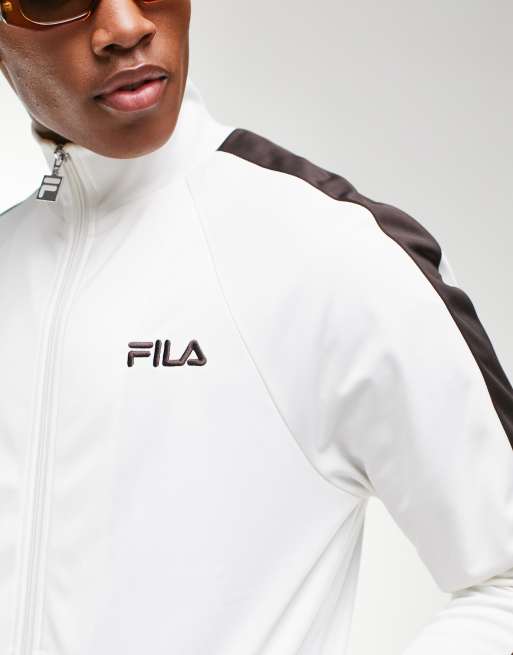 Fila tracksuit bottoms with logo in cream - exclusive to ASOS