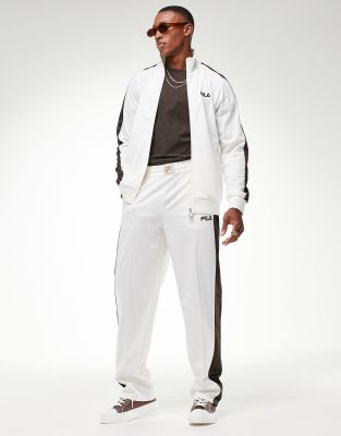 white fila sweat suit