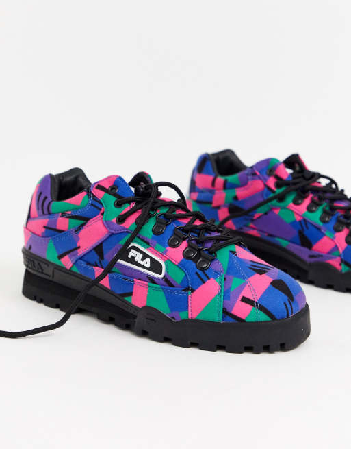 asos fila trainers