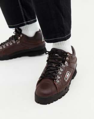 fila sneakers marroni