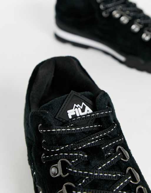 Fila trailblazer premium outlet velvet trainers