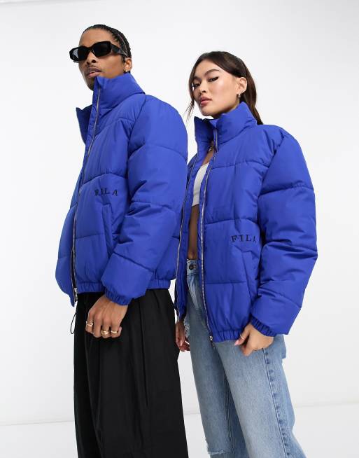 Zara color shop block puffer jacket