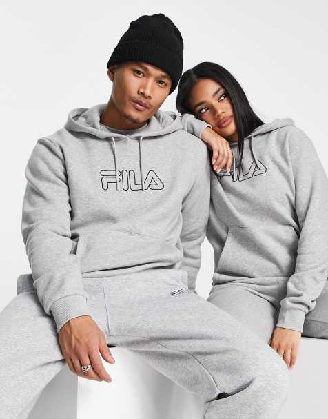 Fila tracksuit bottoms with logo in cream - exclusive to ASOS