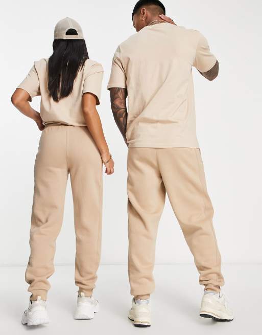 Fila Unisex heritage sweatpants in beige ASOS
