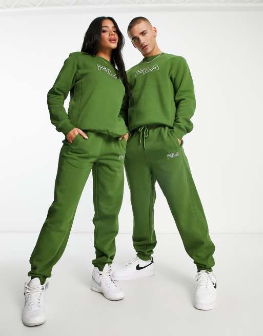 Fila sweatsuit sale womens green