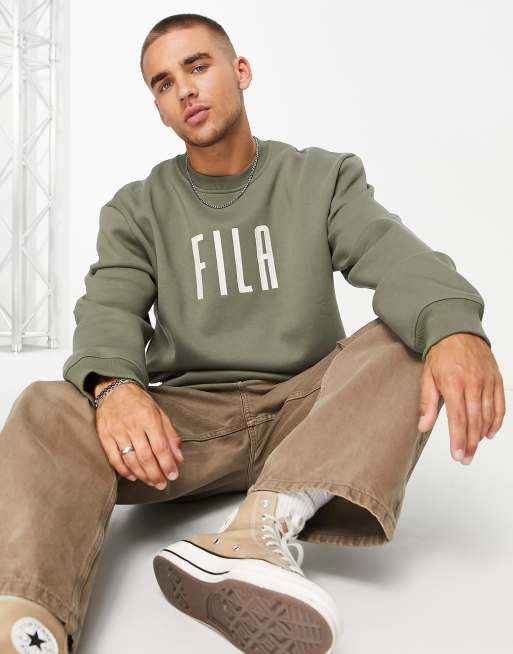 Fila heritage cheap crewneck