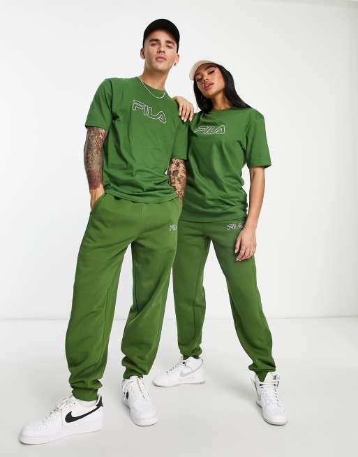 Green fila shirt discount