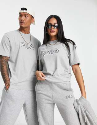 Fila Unisex heritage t-shirt in grey