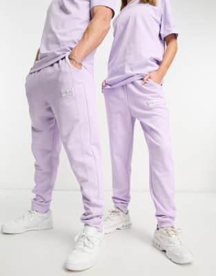 Fila unisex Owen joggers in lilac - ASOS Price Checker