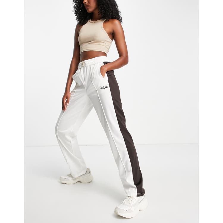 White fila cheap track pants