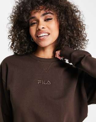 Fila unisex sweatshirt in brown