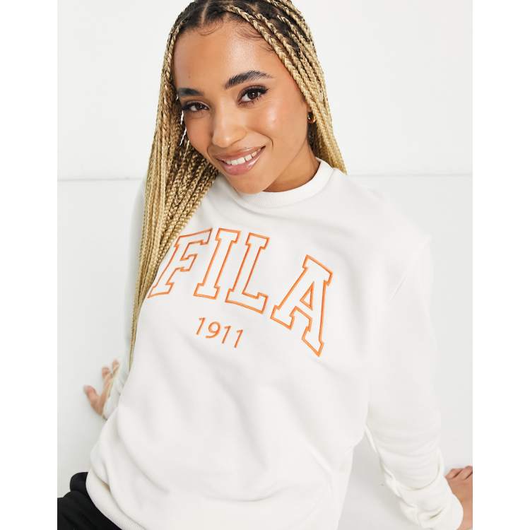 White fila deals sweatshirt