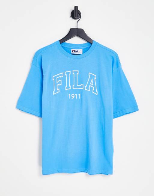 Light blue hot sale fila shirt