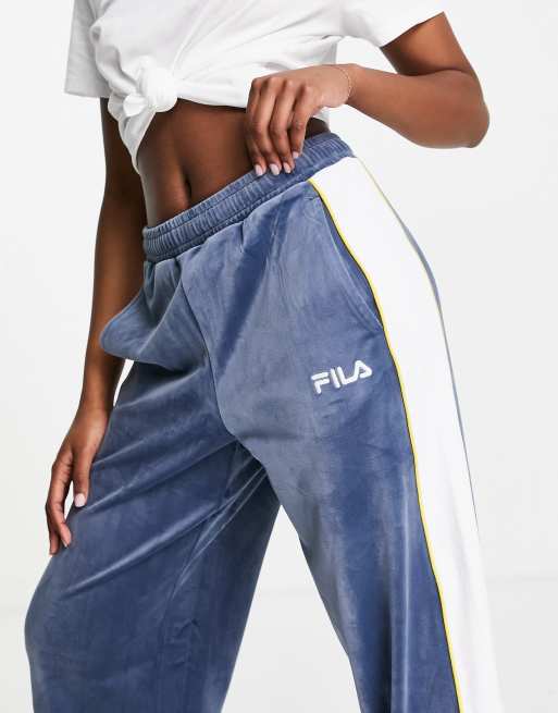 Fila velour hotsell pants womens