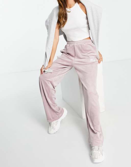 Fila pink velour hotsell