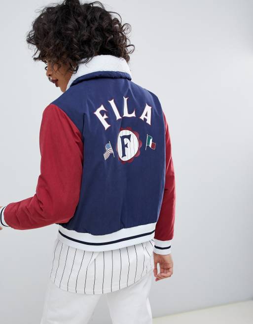 Veste fila 2025 peau de mouton