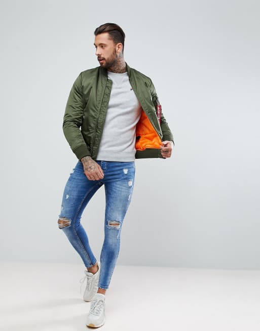 kleinem grau Sweatshirt Schriftzug Fila Graues mit Vintage IwxSxT64