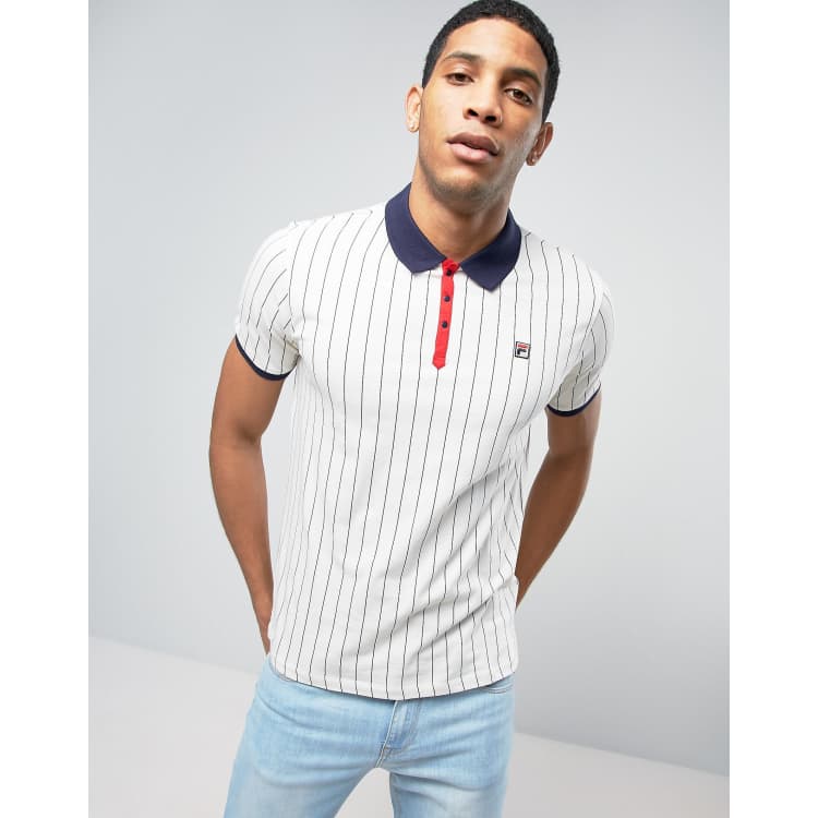Fila on sale pinstripe polo