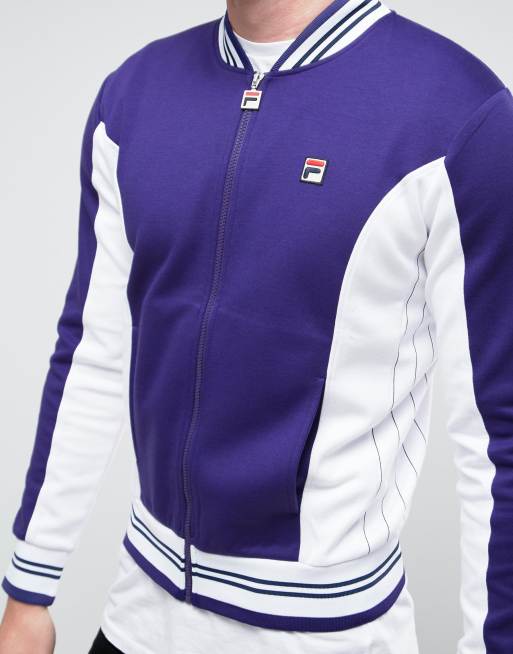 Fila Vintage Veste de surv tement avec col style baseball ASOS