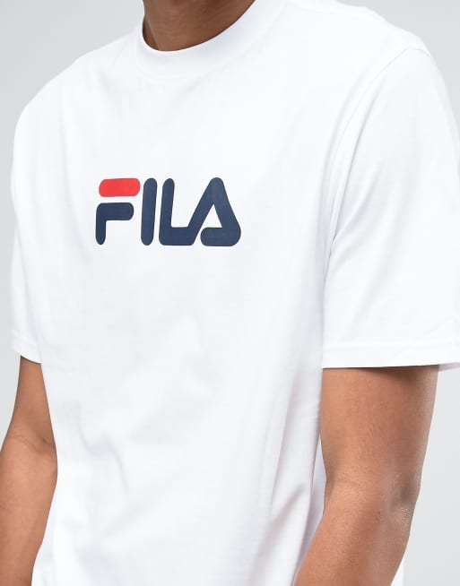 Fila WeiBes T Shirt mit groBem Logo ASOS